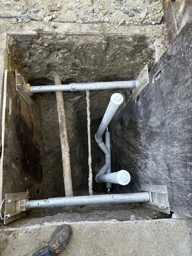 Experienced plumber completing Gas Line Repair work in Sellersville